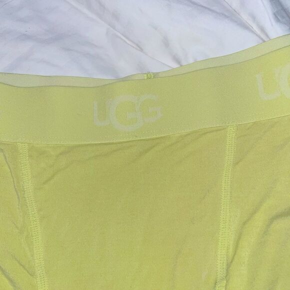 UGG ALEXIAH BOYSHORT LOGO BAND LOUNGE SHORTS TENNIS GREEN LARGE - Picture 13 of 15